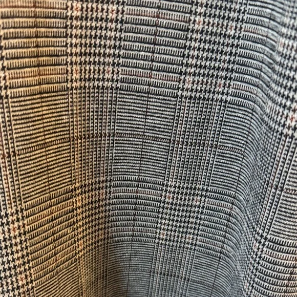 Max Studio Brown and Black Plaid Wide Leg Trousers - Picture 4 of 6